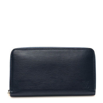 LOUIS VUITTON Epi Zippy Organizer Wallet Indigo