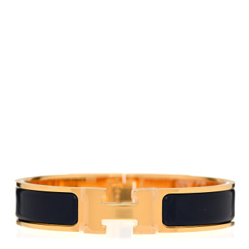 HERMES Enamel Narrow Clic Clac H Bracelet PM Ultramarine