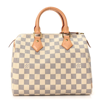 LOUIS VUITTON Damier Azur Speedy 25