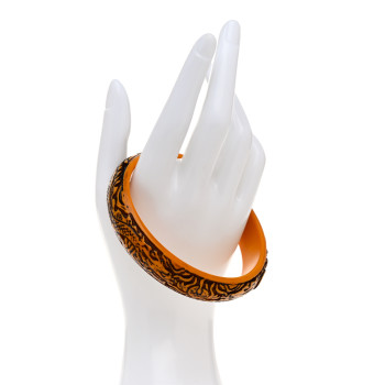 GUCCI Resin Flora Bracelet L Giallo