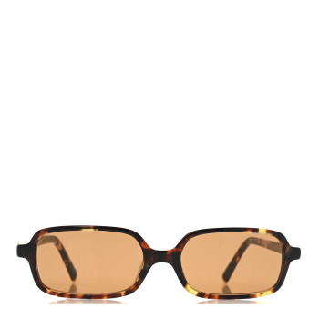 MIU MIU Acetate Rectangle Regard Sunglasses SMU11Z Camel Beige