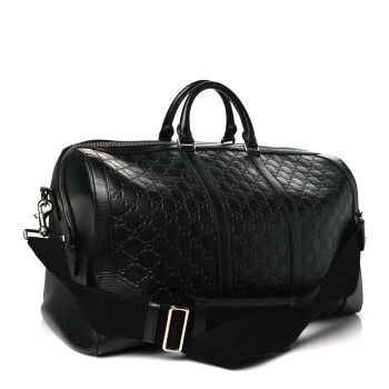 GUCCI Guccissima Signature Medium Duffle Black