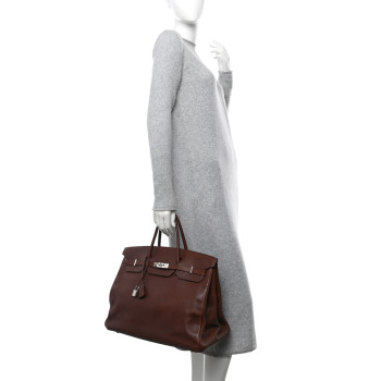 HERMES Evergrain Birkin 40 Havane