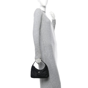 PRADA Tessuto Nylon Sport Mini Shoulder Bag Black