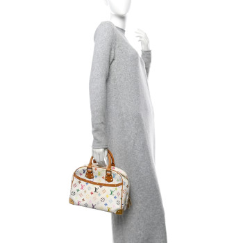 LOUIS VUITTON Monogram Multicolor Trouville White