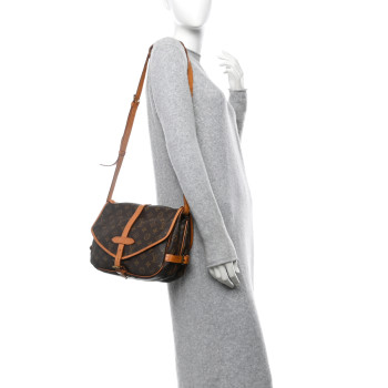 LOUIS VUITTON Monogram Saumur 30