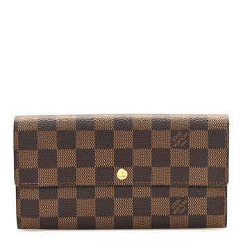 LOUIS VUITTON Damier Ebene Sarah Wallet