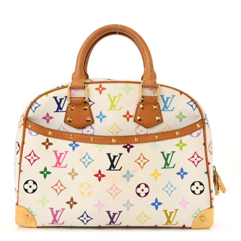 LOUIS VUITTON Monogram Multicolor Trouville White