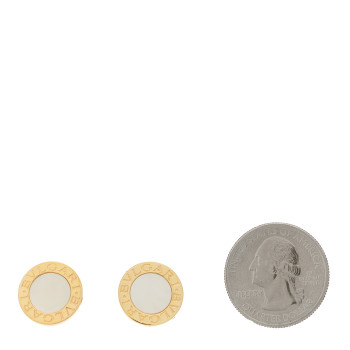 BULGARI 18K Yellow Gold Mother of Pearl BVLGARI BVLGARI Cufflinks
