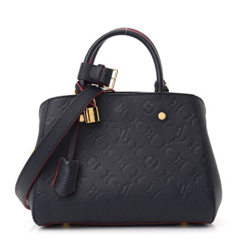 LOUIS VUITTON Empreinte Montaigne BB Marine Rouge