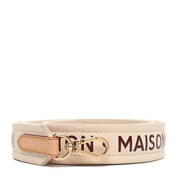 LOUIS VUITTON Calfskin Cluny BB Shoulder Strap Crème