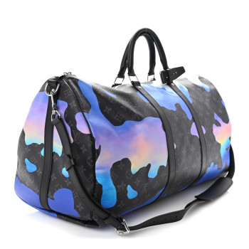 LOUIS VUITTON Sunset Monogram Eclipse Keepall Bandouliere 55
