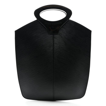 LOUIS VUITTON Epi Demi Lune Tote Black