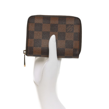 LOUIS VUITTON Damier Ebene Zippy Coin Purse
