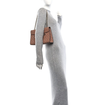 GUCCI Guccissima Medium Emily Chain Shoulder Bag Camelia