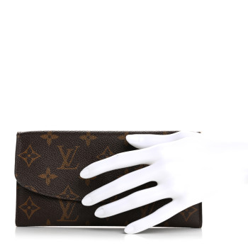 LOUIS VUITTON Monogram Emilie Wallet Fuchsia