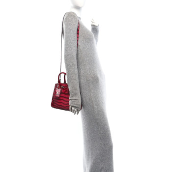 LOUIS VUITTON Brilliant Alligator Mini City Steamer Fuchsia