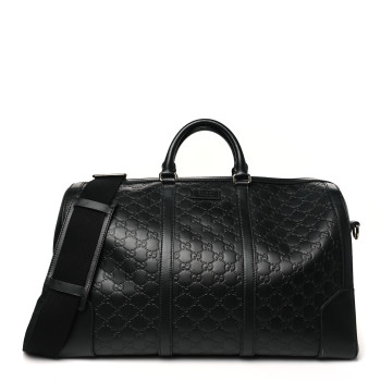 GUCCI Guccissima Signature Medium Duffle Black