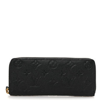 LOUIS VUITTON Empreinte Clemence Wallet Black
