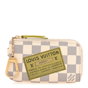 LOUIS VUITTON Damier Azur Complice Trunks and Bags Key Pouch