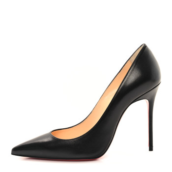 CHRISTIAN LOUBOUTIN Shiny Nappa Kate 100 Pumps 35.5 Black