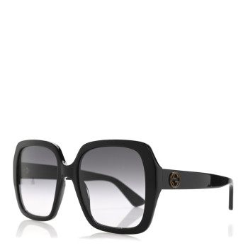 GUCCI Acetate Square Frame GG0096S Sunglasses Black