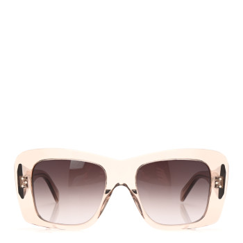CELINE Acetate Sunglasses CL403211 Light Brown