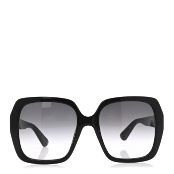 GUCCI Acetate Square Frame GG0096S Sunglasses Black