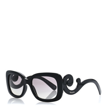PRADA Acetate Baroque Sunglasses SPR 27O Black