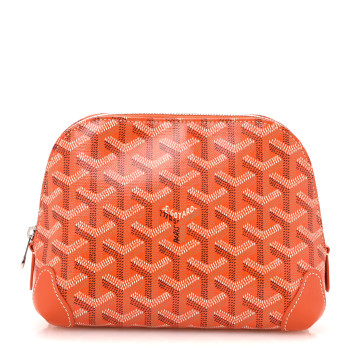 GOYARD Goyardine Vendome Toiletry Pouch Orange