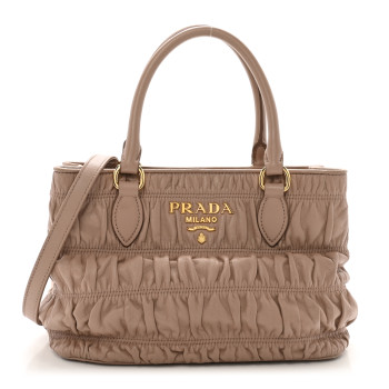 PRADA Nappa Gaufre Small Tote Cipria