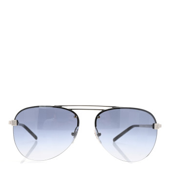 LOUIS VUITTON Damier Clockwise Sunglasses Z1271W Silver
