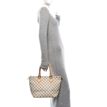 LOUIS VUITTON Damier Azur Saleya PM