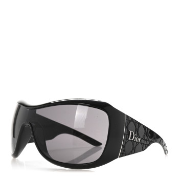 CHRISTIAN DIOR Acetate Dior Cannage 1 Sunglasses Black