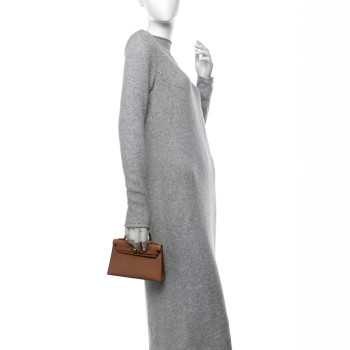 HERMES Chevre Mysore Mini Kelly Sellier 20 Quebracho
