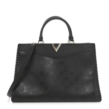 LOUIS VUITTON Monogram Cuir Plume Very Zipped Tote