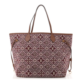 LOUIS VUITTON Jacquard Since 1854 Neverfull MM Bordeaux