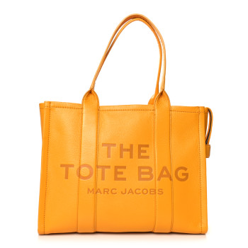 MARC JACOBS Grained Calfskin Large The Tote Bag Artisan Gold