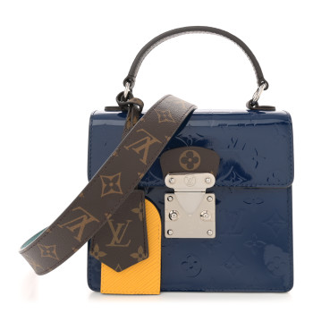 LOUIS VUITTON Vernis Epi Monogram Spring Street Blue