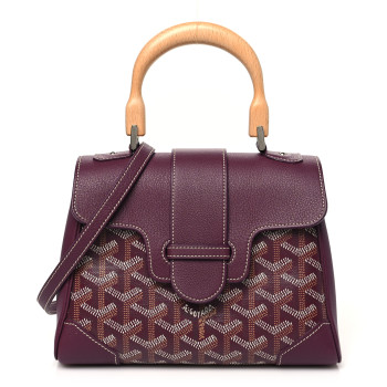 GOYARD Goyardine Mini Saigon Burgundy