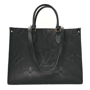 LOUIS VUITTON Empreinte Monogram Giant OnTheGo MM Black