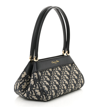 CHRISTIAN DIOR Oblique Key Bag Blue