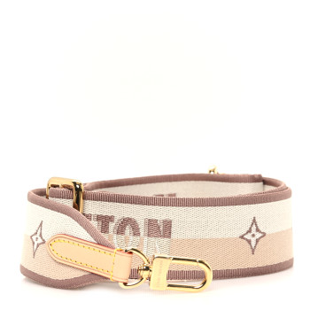 LOUIS VUITTON Jacquard Speedy Bandouliere 20 Shoulder Strap Beige