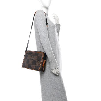LOUIS VUITTON x NIGO Giant Damier Ebene Monogram Nil Messenger
