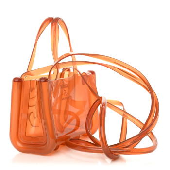 TELFAR x MELISSA Jelly Small Shopping Bag Clear Brown