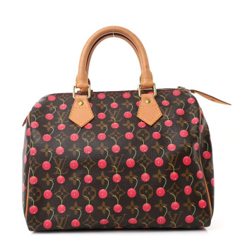 LOUIS VUITTON Monogram Cerises Speedy 25