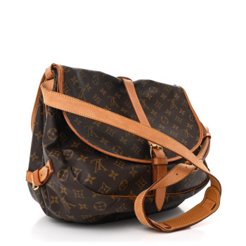 LOUIS VUITTON Monogram Saumur 35