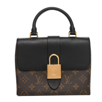 LOUIS VUITTON Monogram Locky BB Black