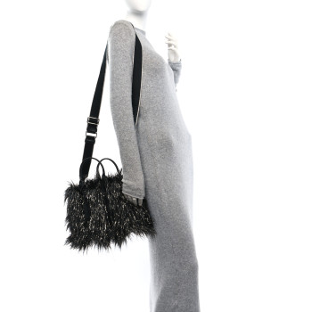 MARC JACOBS The Creature Small Tote Bag Black Silver