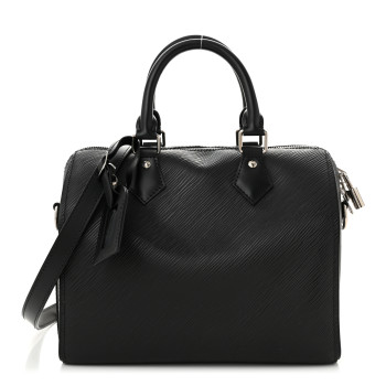 LOUIS VUITTON Epi Speedy Bandouliere 25 Black